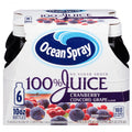 Ocean Spray 100% Juice, Cranberry Concord Grape, 10 Fl Oz, 6 Count