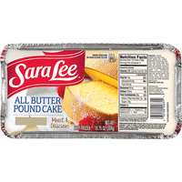 Sara Lee All Butter Pound Cake, 10.75 oz.