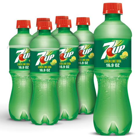 7UP Lemon Lime Soda, 16.9 oz, 6 pack