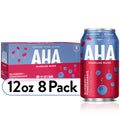 AHA Sparkling Water, Blueberry Pomegranate, 12 fl oz, 8 Pack