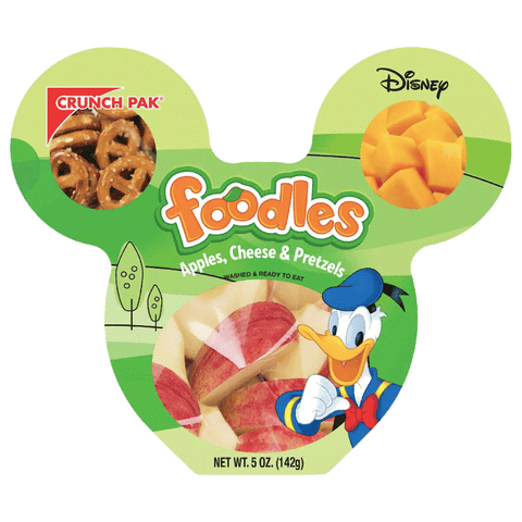 Foodles Crunch Pak, Apple Cheese Pretzels 5oz - Water Butlers