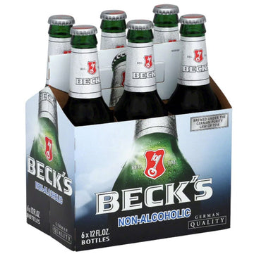 Beck's Non Alcoholic Beer, 12 fl oz Bottles, 6 Ct