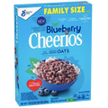 Blueberry Cheerios Breakfast Cereal, Family Size, 19.5 oz