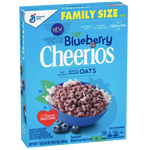 Blueberry Cheerios Cereal, Family Size, 19.5 oz - Water Butlers