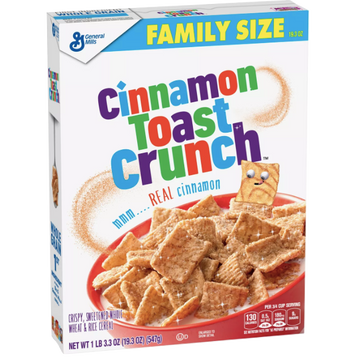 Cinnamon Toast Crunch Breakfast Cereal, Family Size, 18.8 oz