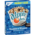 Dippin' Dots Cookies 'n Cream Breakfast Cereal, Family Size, 18 oz