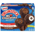 Nestle We Love Chocolate Cookie Dipped Drumstick - 8 Ct - Water Butlers