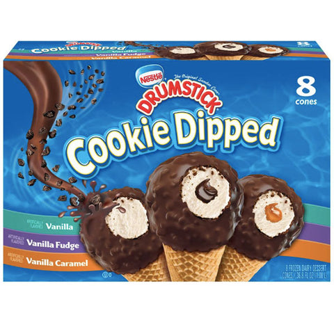 Nestle Drumstick Cookie Dipped Ice Cream Cone - 8 Ct - Water Butlers