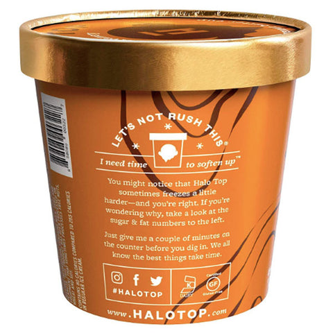 Halo Top Peanut Butter Cup Ice Cream, 1 pint - Water Butlers