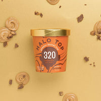 Halo Top Peanut Butter Cup Ice Cream, 1 pint - Water Butlers
