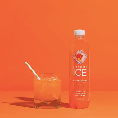 Sparkling Ice Water, Peach Nectarine, 17 Fl Oz, 12 Ct - Water Butlers