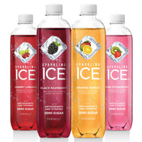 Sparkling Ice Variety Pack-Black Raspberry/Orange Mango/Kiwi Strawberry/Cherry Limeade, 12 Ct