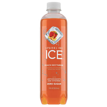 Sparkling Ice Water, Peach Nectarine, 17 Fl Oz