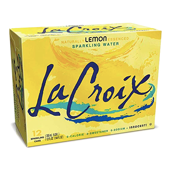 La Croix Lemon Sparkling Soda Water, 12 Ct - Water Butlers