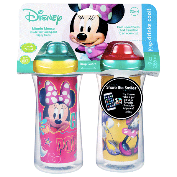 Disney Mickey Mouse Plastic 16 oz Cups, 8 Count
