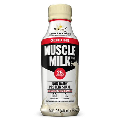 Muscle Milk Genuine Protein Shake, Vanilla Creme, 25g Protein, 14 Fl Oz