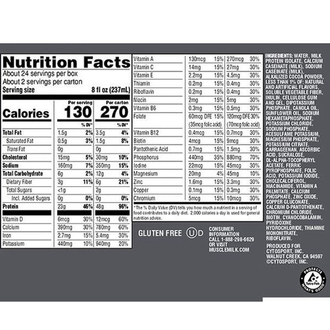 Muscle Milk Pro Series Protein Shake, Knockout Chocolate, 40g Protein, 14 Fl Oz