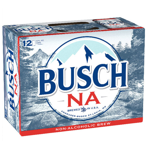 Busch® NA Non-Alcoholic Brew, 12 fl. oz. Cans, 12 Ct - Water Butlers