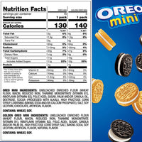 Oreo Mini Mix Sandwich Cookies Variety Pack, 20 Count