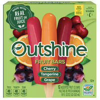 Outshine Cherry Tangerine & Grape Frozen Fruit Bars - 12 Ct - Water Butlers