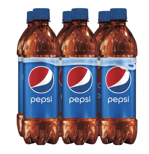 Pepsi Regular Soda 16.9 fl oz, 6 Count - Water Butlers