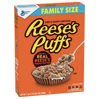 Reese's Puffs Breakfast Cereal, Family Size, 20.7 oz - Water Butlers