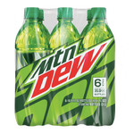 Mountain Dew Original 16.9 fl oz Bottles, 6 Pack - Water Butlers