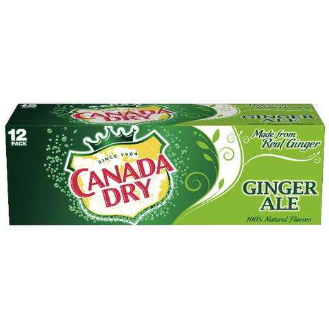 Canada Dry Ginger Ale - 12 Count - Water Butlers