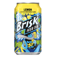 Brisk Lemon Iced Tea Cans, 12 Count - Water Butlers