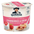 Quaker Strawberry & Cream Oatmeal 1.69 oz - Water Butlers