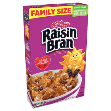 Kellogg's Raisin Bran Breakfast Cereal, Family Size 24 oz