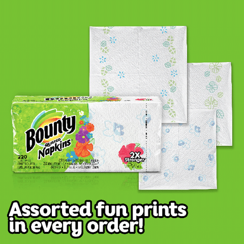 Bounty Paper Napkins, 200 Count - Water Butlers