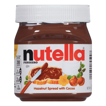 Nutella Ferrero Chocolate Hazelnut Spread, 13 Oz