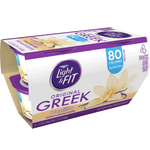 Dannon Light & Fit Greek Yogurt, Vanilla, 4Ct - Water Butlers