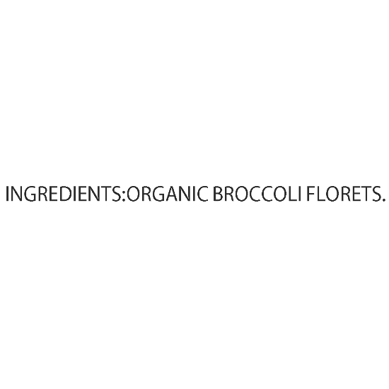 Organic Broccoli Florets, 12 oz - Water Butlers
