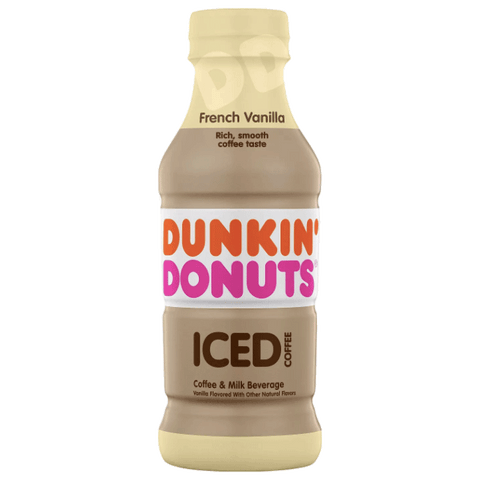 Dunkin' Donuts Iced Coffee, French Vanilla 13.7 fl - Water Butlers