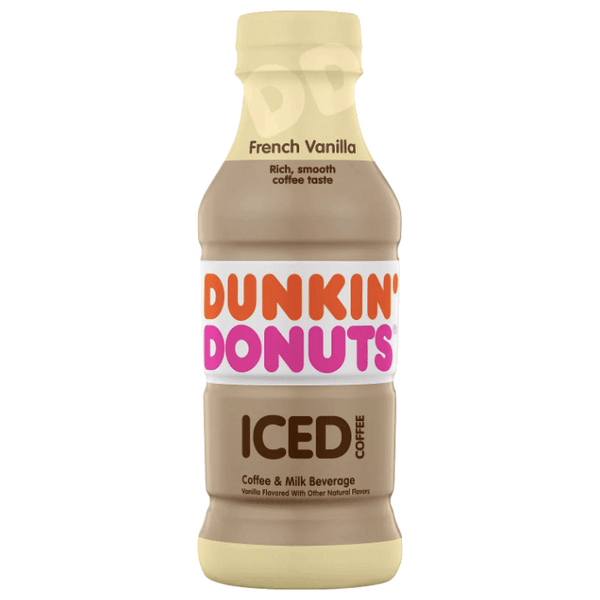 Dunkin' Donuts Iced Coffee, French Vanilla 13.7 fl - Water Butlers