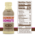 Dunkin' Donuts Iced Coffee, French Vanilla 13.7 fl - Water Butlers