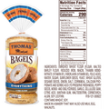 Thomas Bagels, Everything - 6 Ct - Water Butlers