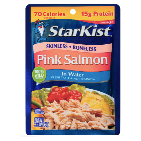 Starkist Pink Salmon in Water, 2.6oz - Water Butlers