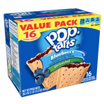 Pop Tarts Unfrosted Blueberry, 16 Ct - Water Butlers