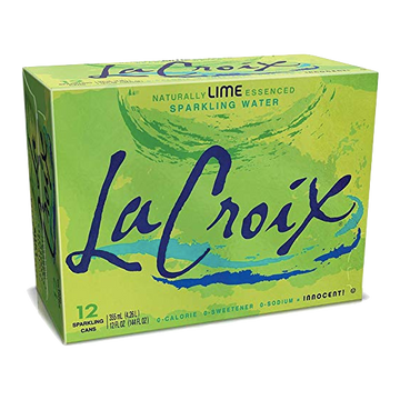 La Croix Lime Sparkling Soda Water, 12 Ct