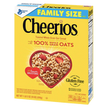 Cheerios Whole Grain Cereal, Family Size, 18 oz - Water Butlers