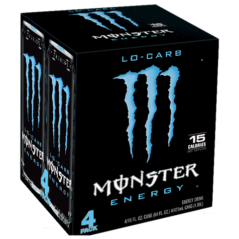 Monster Energy Lo-Carb, 4 Ct - Water Butlers