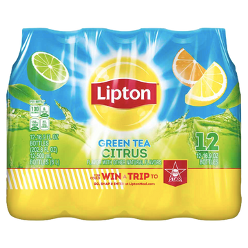 Lipton Citrus Iced Tea, 12 Count