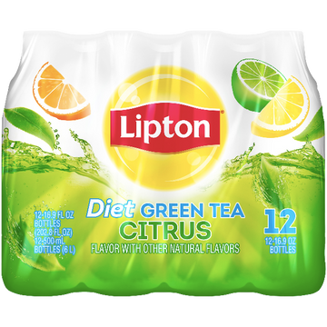 Lipton Diet Citrus Iced Tea, 12 Count