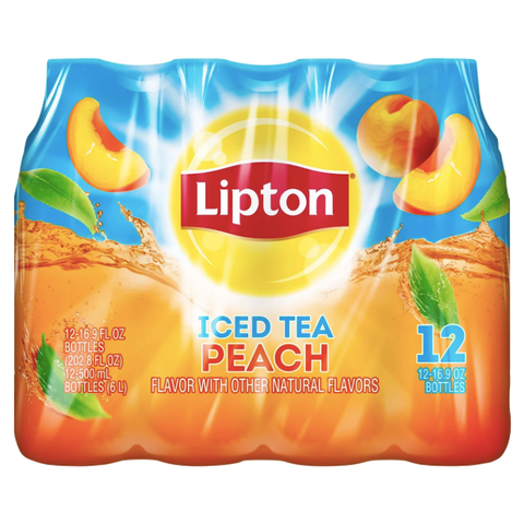 Lipton Peach Iced Tea, 12 Ct - Water Butlers