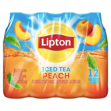 Lipton Peach Iced Tea, 12 Ct