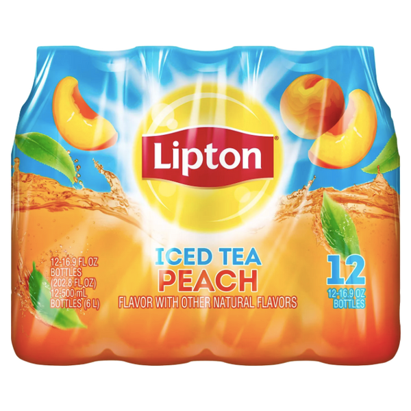 Lipton Peach Iced Tea, 12 Ct - Water Butlers