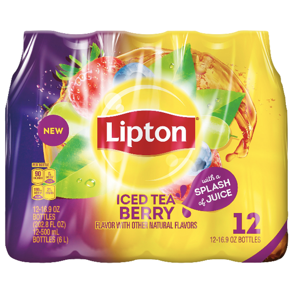 Lipton Berry Iced Tea, 12 Count - Water Butlers